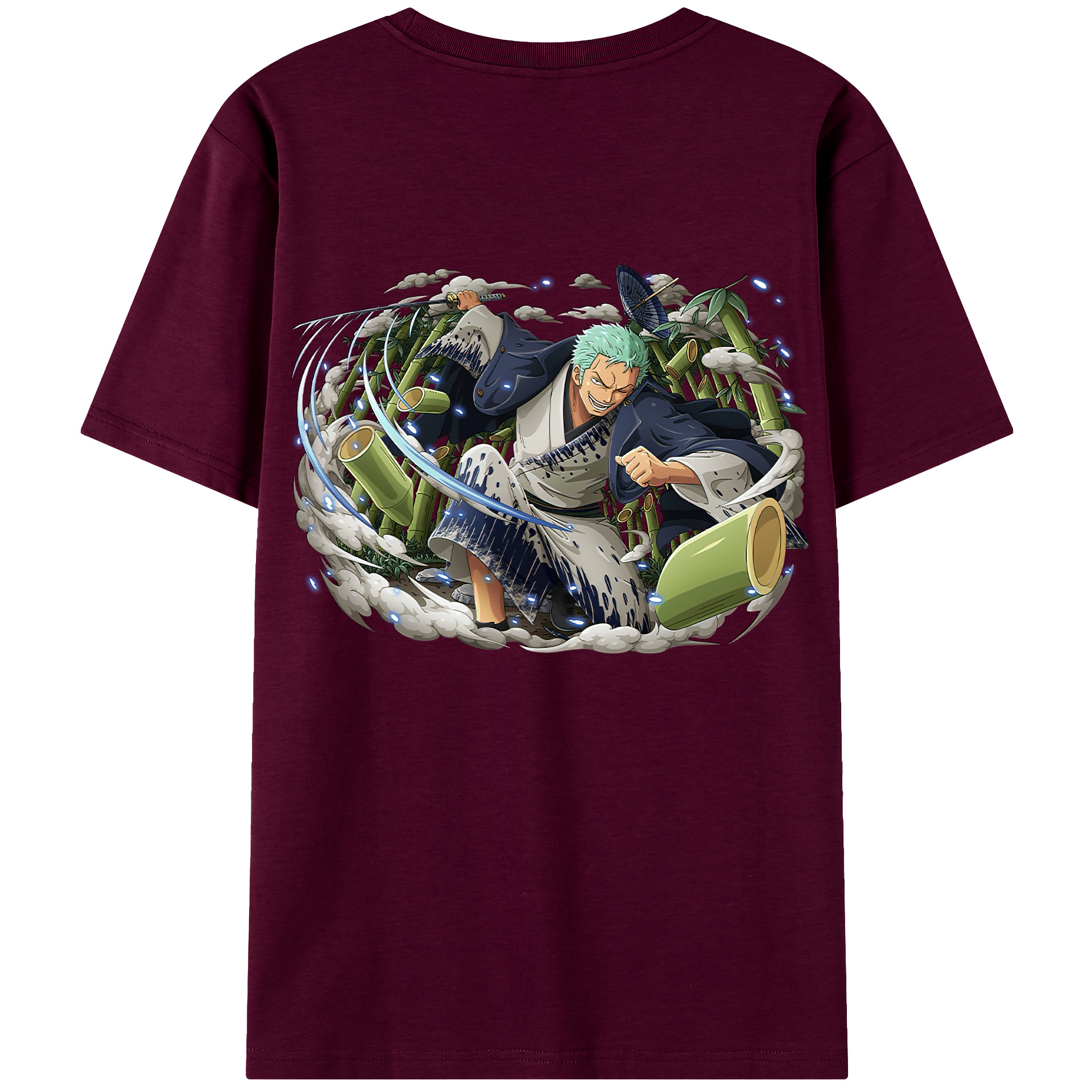 ワンピース ロロノア・ゾロ ONE PIECE Roronoa Zoro レディース半袖Tシャツ(バックプリント)